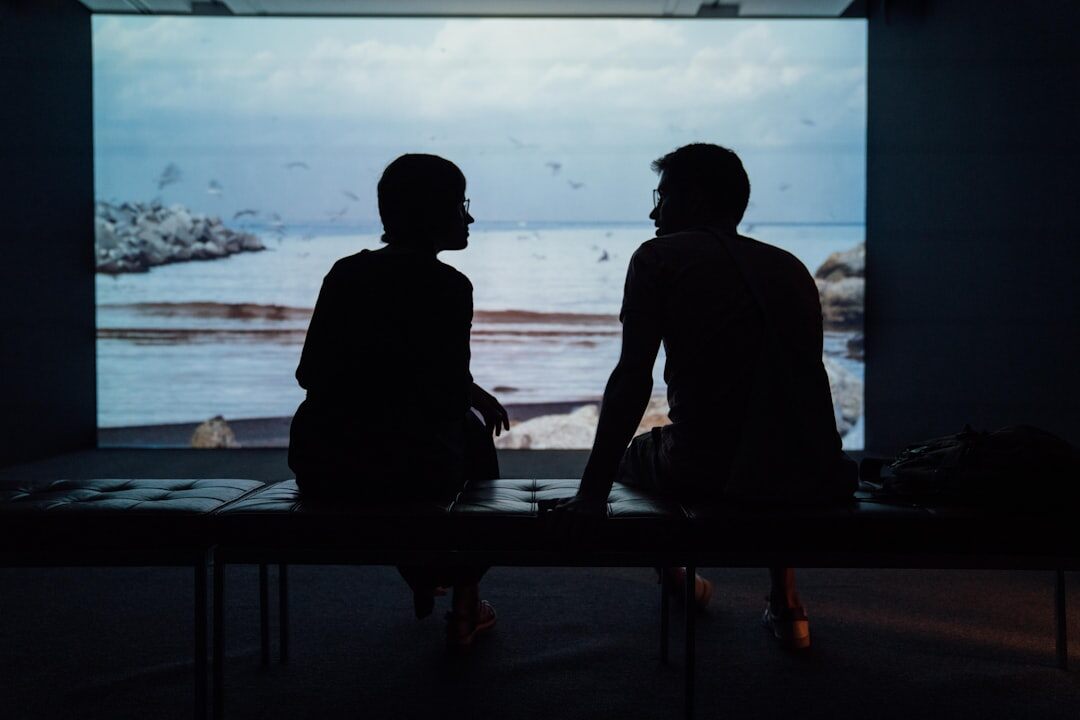couple having deep conversation